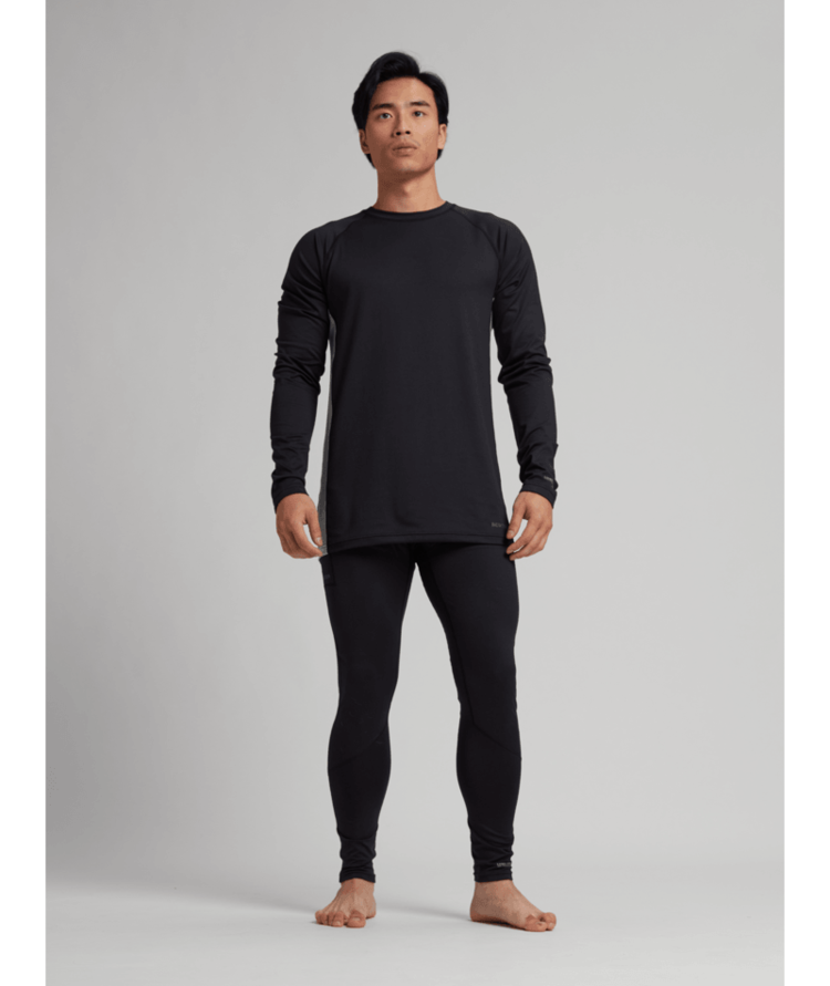 Burton Burton MDWT X Base Layer Crewneck | True Black/Gray Heather