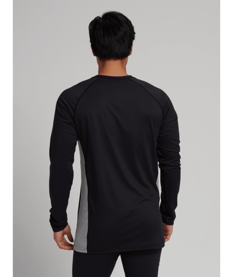 Burton Burton MDWT X Base Layer Crewneck | True Black/Gray Heather
