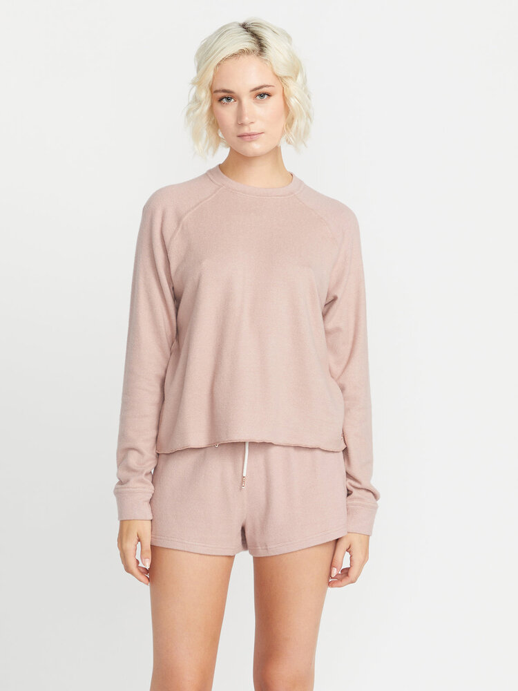 Volcom Volcom Lived in Lounge Crew Sweatshirt | Winter Orchid