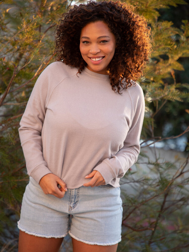 Volcom Volcom Lived in Lounge Crew Sweatshirt | Winter Orchid