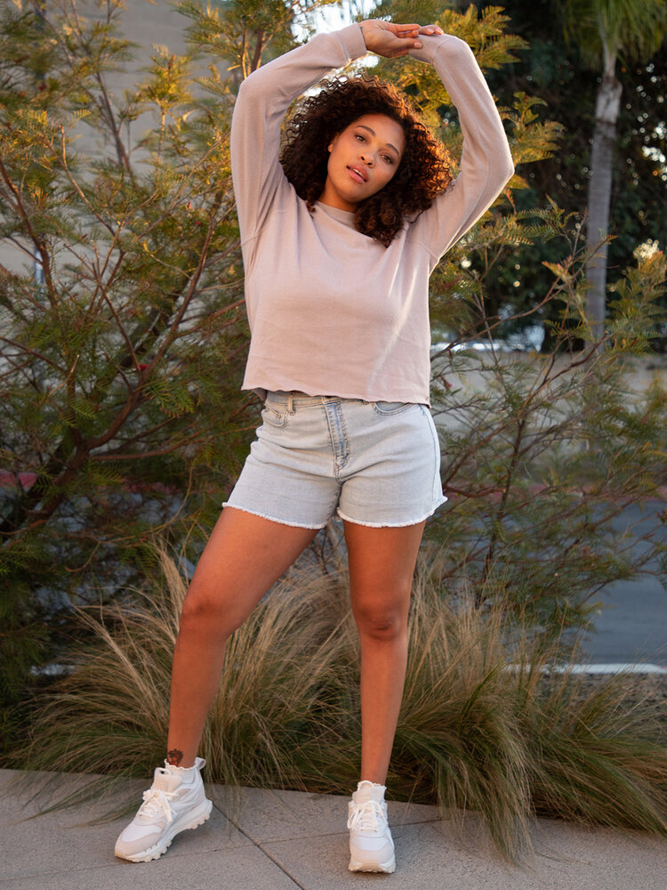 Volcom Volcom Lived in Lounge Crew Sweatshirt | Winter Orchid