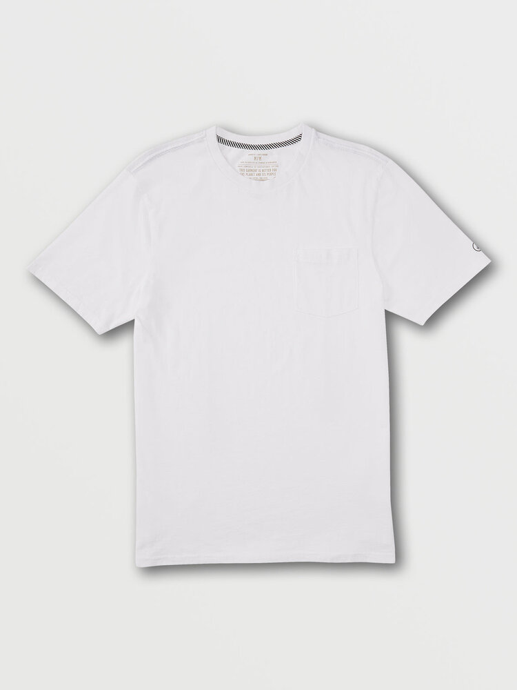 Volcom Volcom Solid Short Sleeve Pocket Tee | White
