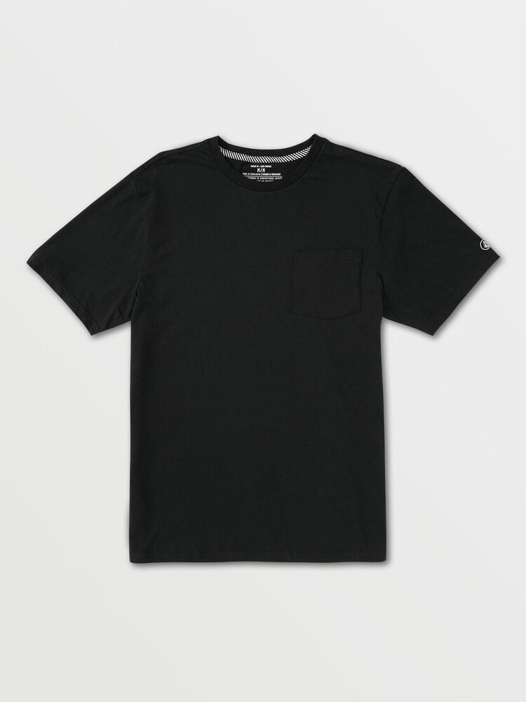 Volcom Volcom Solid Short Sleeve Pocket Tee | Black