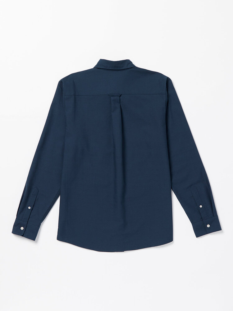 Volcom Veeco Oxford Long Sleeve Shirt | Navy