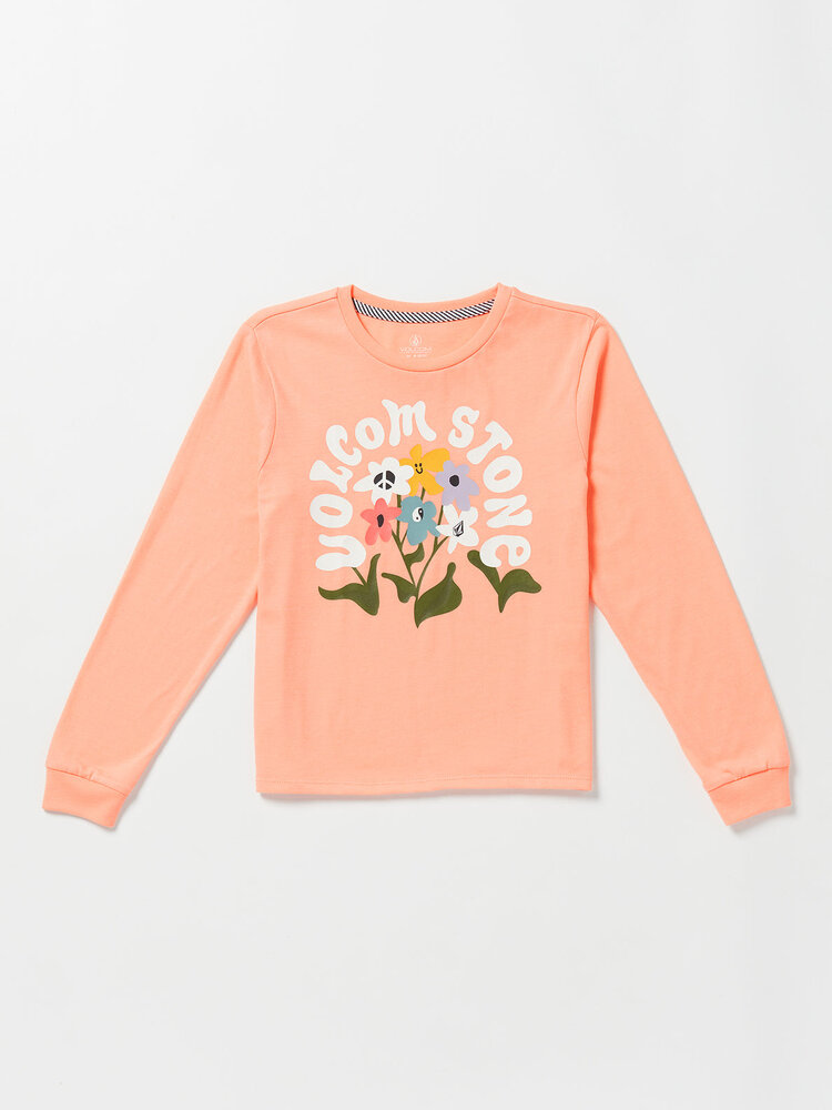 Volcom Volcom Girls' Made From Stoke Long Sleeve Tee | Coral