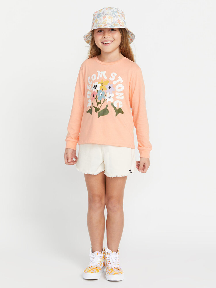Volcom Volcom Girls' Made From Stoke Long Sleeve Tee | Coral