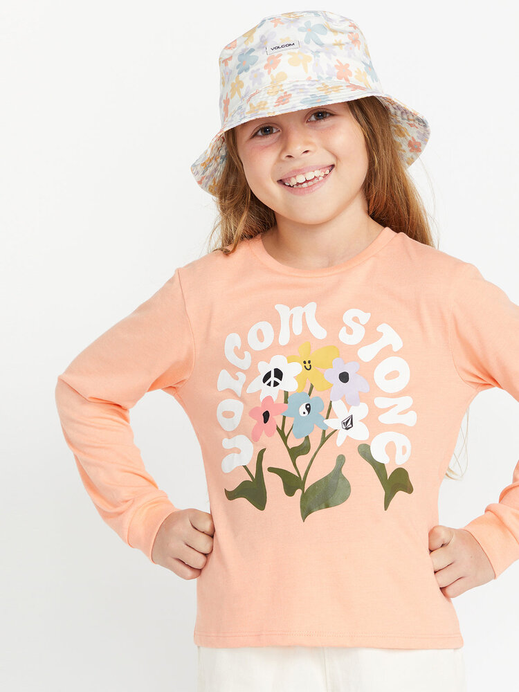 Volcom Volcom Girls' Made From Stoke Long Sleeve Tee | Coral