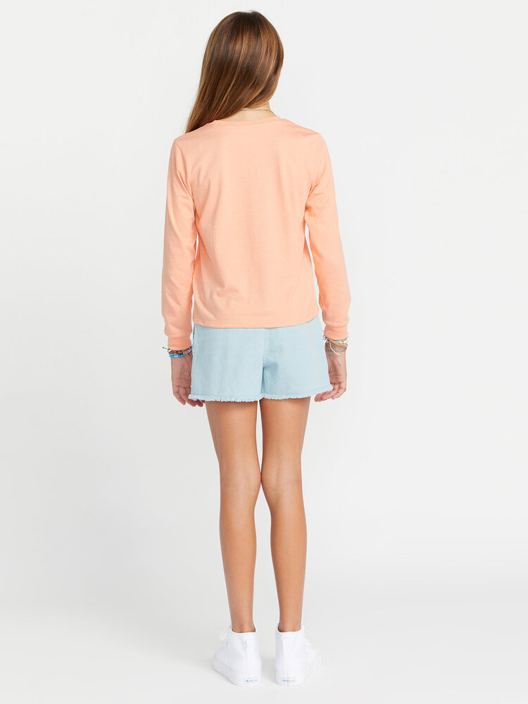 Volcom Volcom Girls' Made From Stoke Long Sleeve Tee | Coral