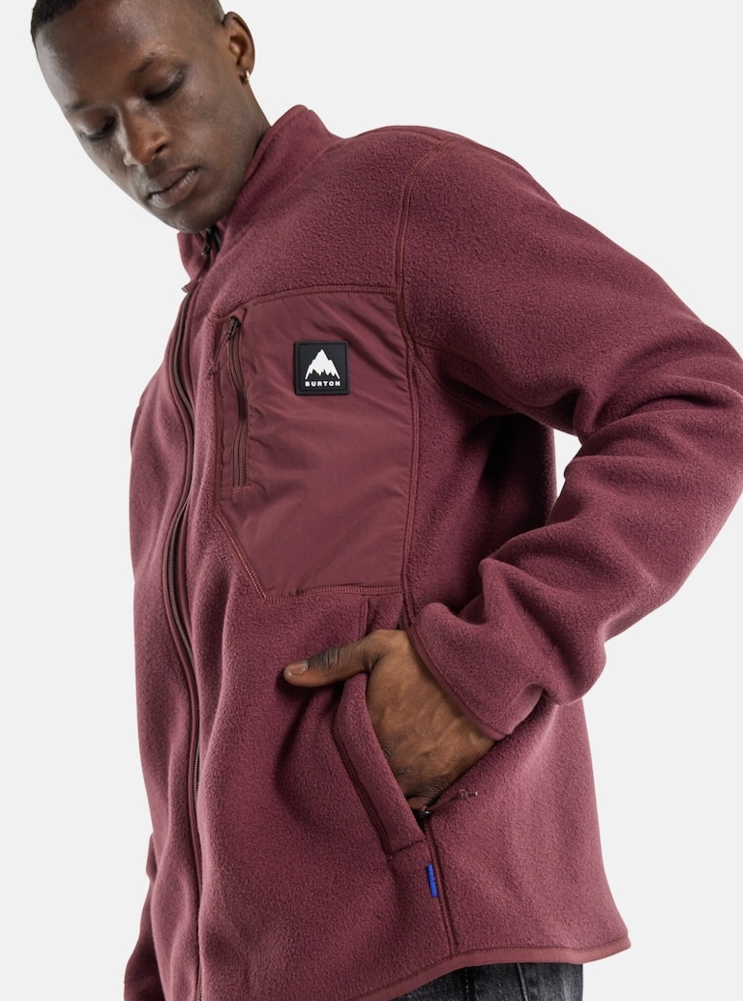 Cinder ZIP Fleece Almandine The Choice Shop