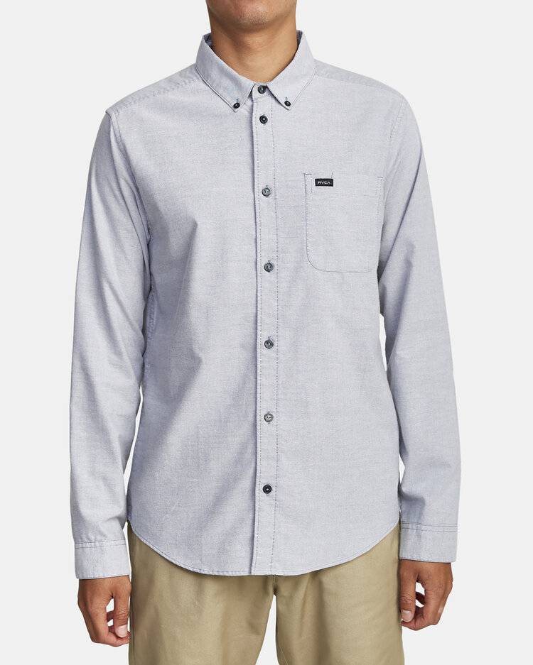 RVCA That'll Do Stretch Long Sleeve Shirt | Pavement