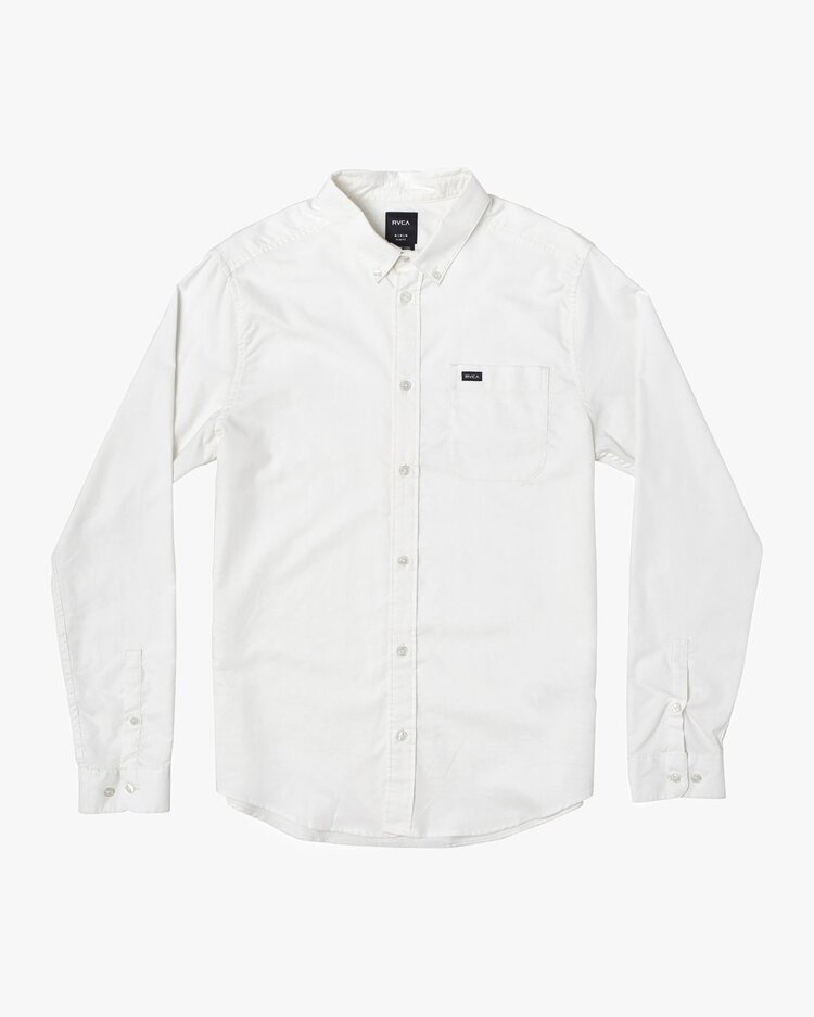 RVCA Thatll Do Stretch L/S Woven | White