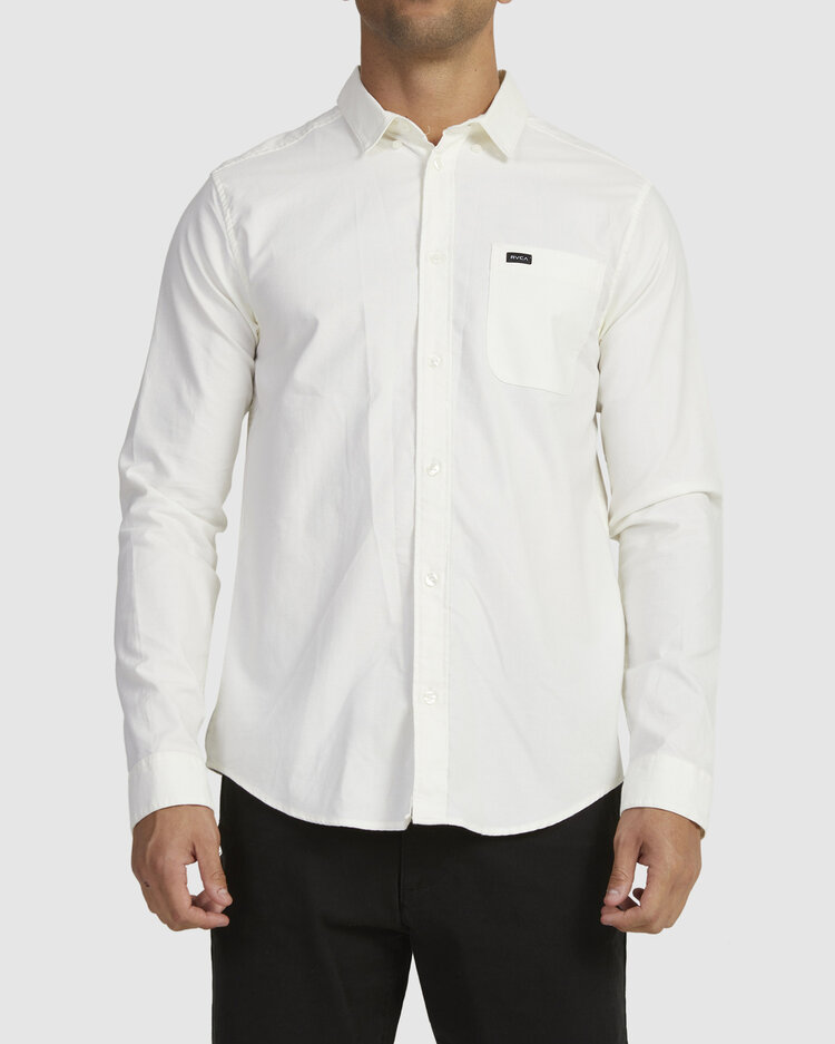 RVCA Thatll Do Stretch L/S Woven | White