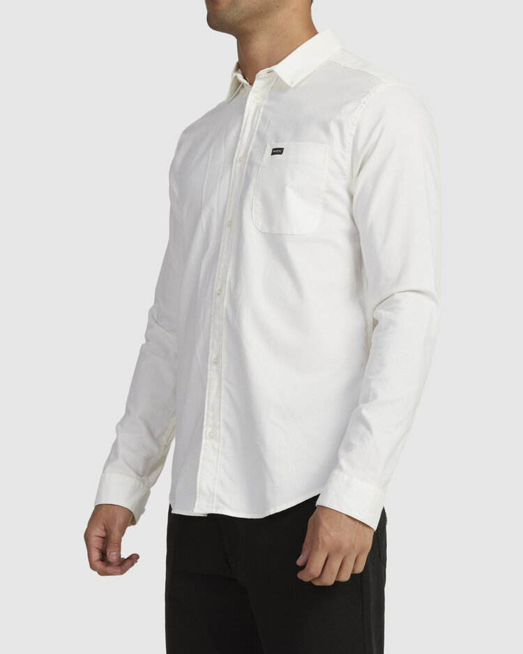 RVCA Thatll Do Stretch L/S Woven | White