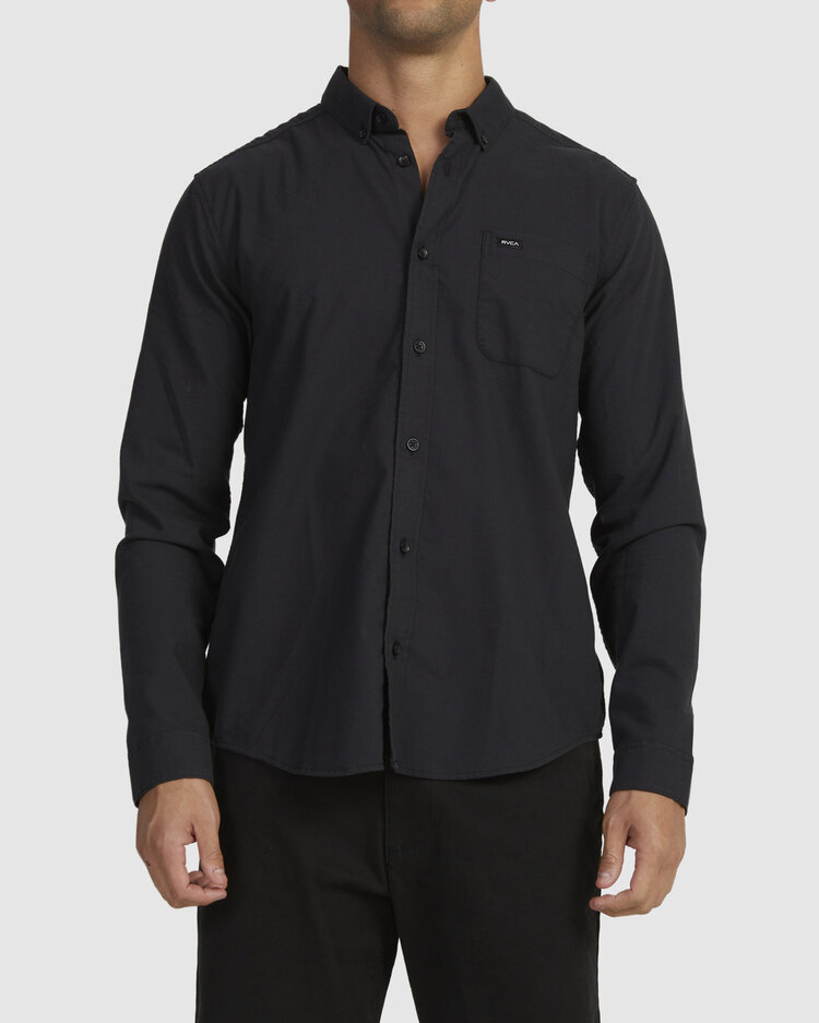 RVCA Thatll Do Stretch L/S Woven | Black