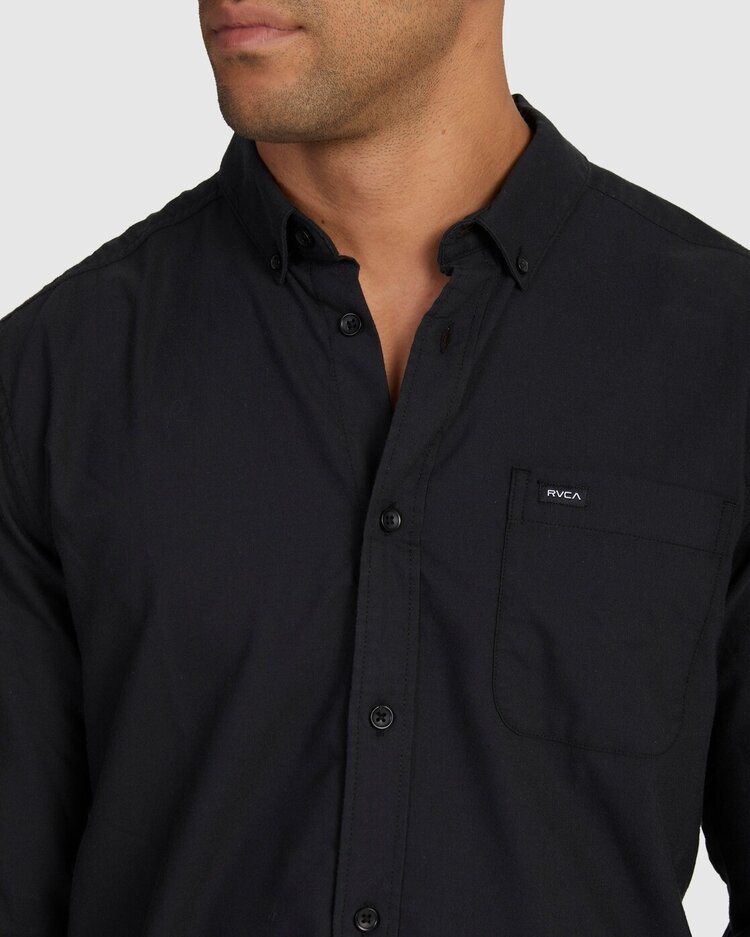RVCA Thatll Do Stretch L/S Woven | Black