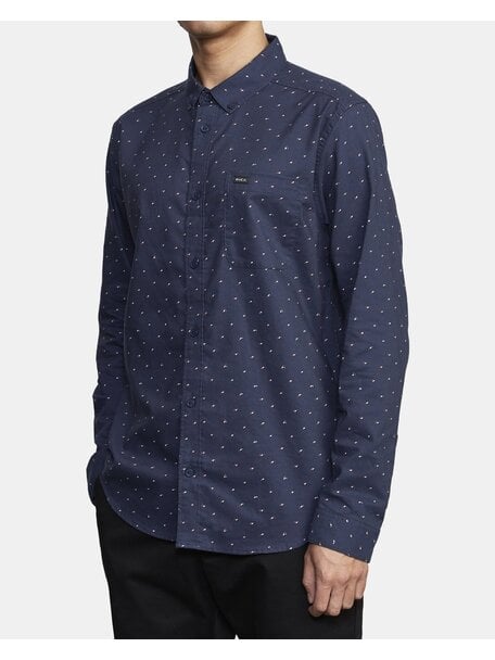 Shop Printed Long Sleeves Shirt with Button-Down Collar Online