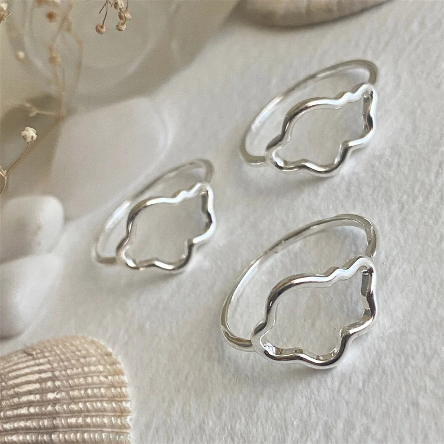 Pika & Bear Bespin Cloud Ring | Silver