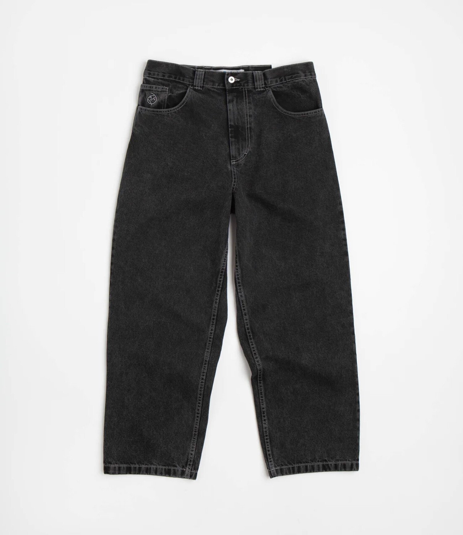 POLAR BIG BOY JEANS SILVER BLACK - The Choice Shop