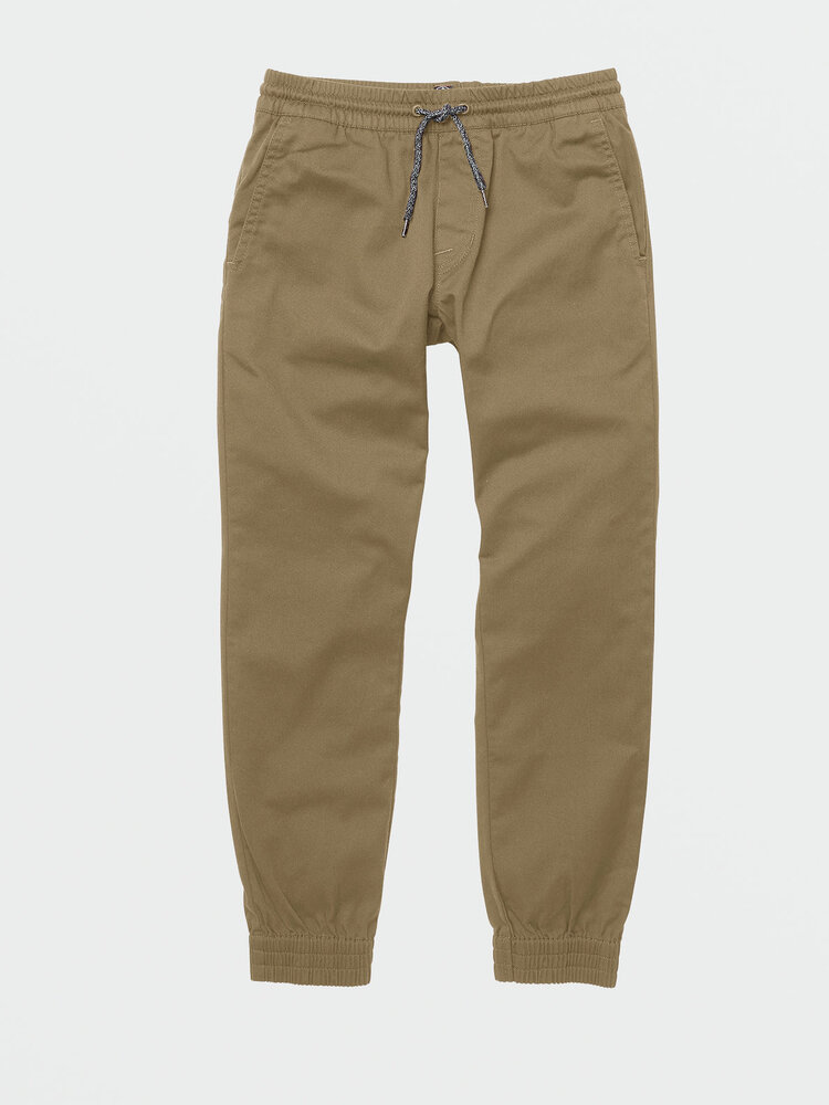 Volcom Volcom Big Boys Frickin Slim Jogger Pants | Khaki
