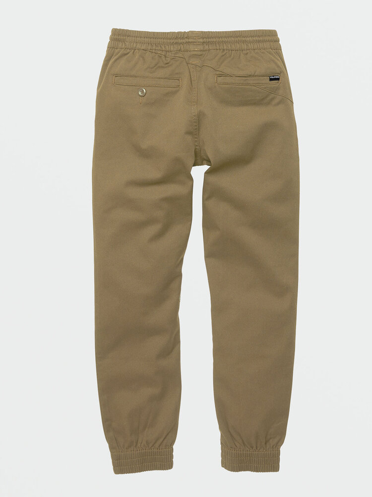 Volcom Volcom Big Boys Frickin Slim Jogger Pants | Khaki