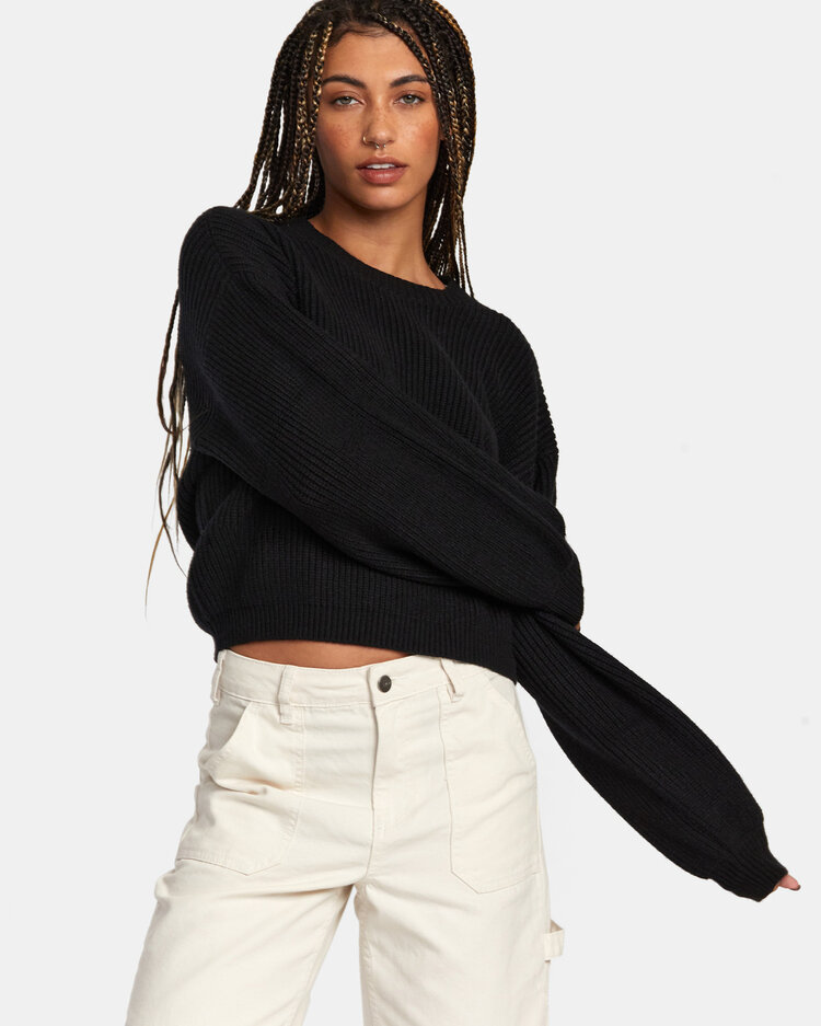 RVCA RVCA Dip In Pullover Sweater | Rvca Black