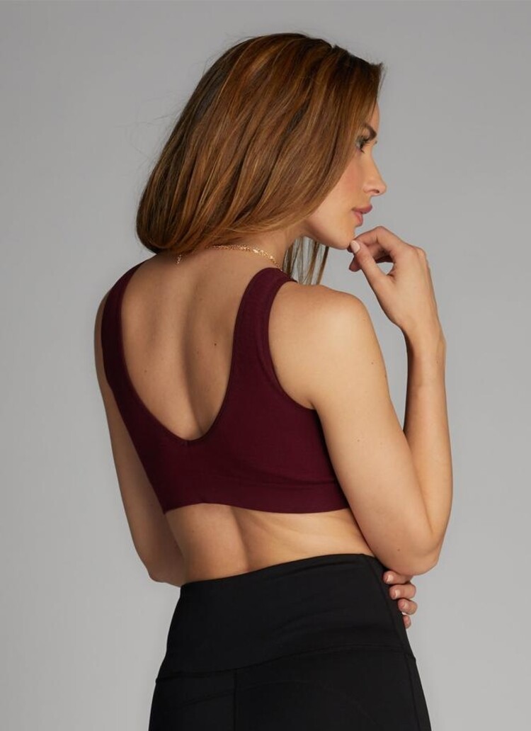 C'est Moi C'est Moi Bamboo Bralette | Bordeaux