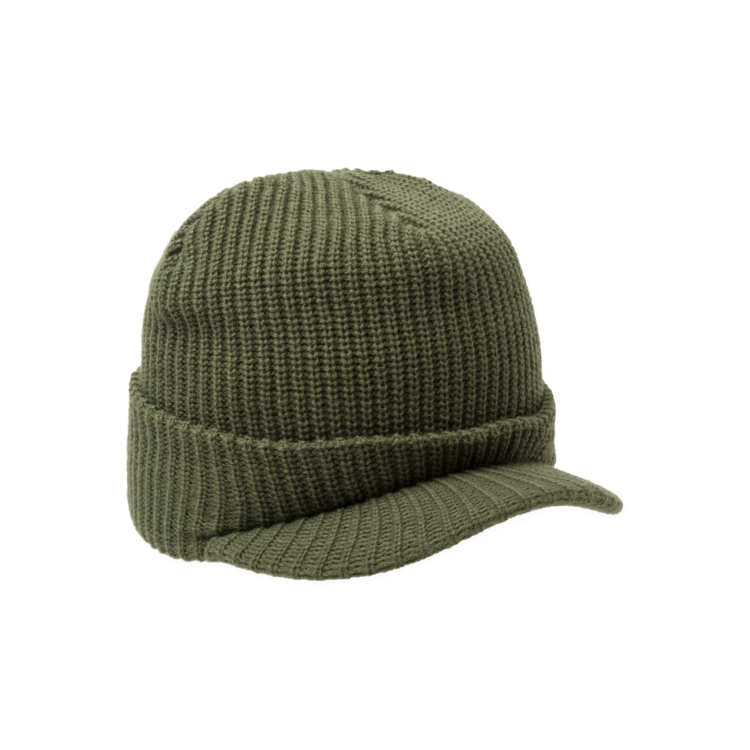 HUF HUF One Star Visor Beanie | Avocado