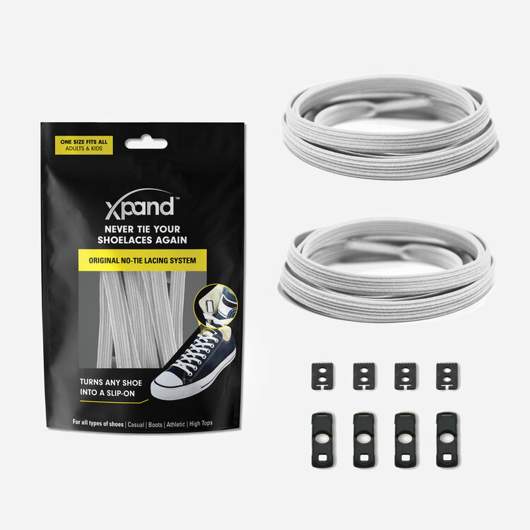 Xpand Original No-Tie Lacing System | White