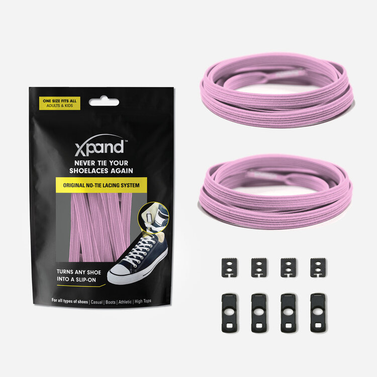 Xpand Original No-Tie Lacing System | Soft Pink