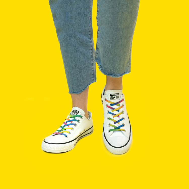 Xpand Original No-Tie Lacing System | Rainbow