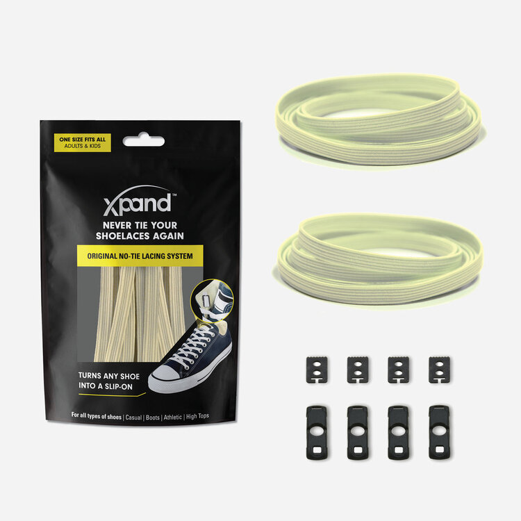 Xpand Original No-Tie Lacing System | Glow in the Dark