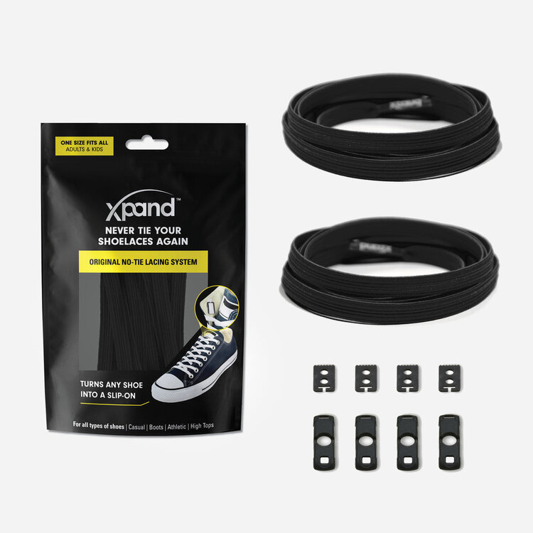 Xpand Original No-Tie Lacing System | Black