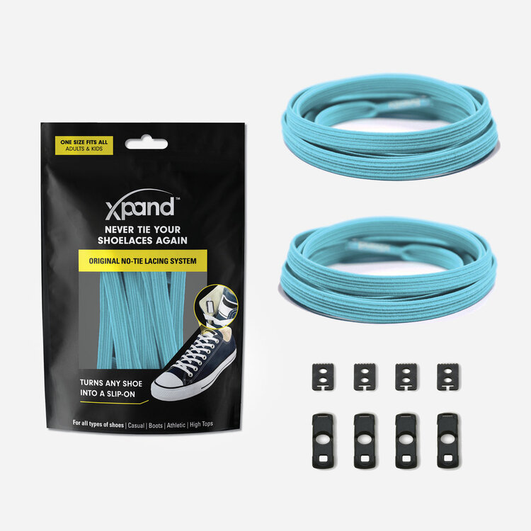 Xpand Original No-Tie Lacing System | Baby Blue