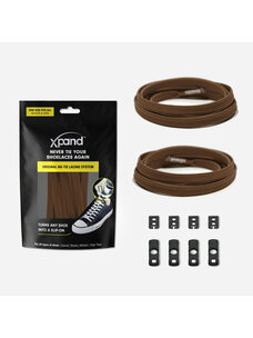 Xpand Original No-Tie Lacing System | Dark Brown
