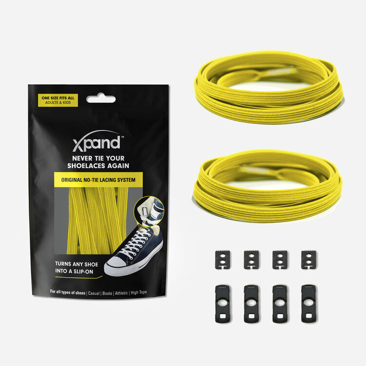 Xpand Original No-Tie Lacing System | Yellow