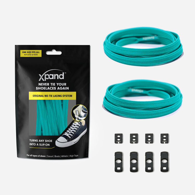 Xpand Original No-Tie Lacing System | Teal