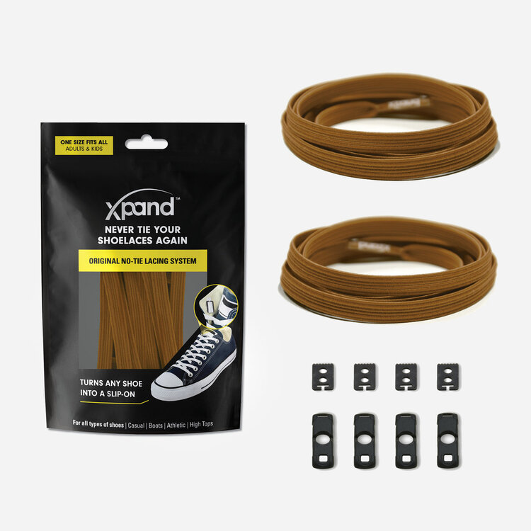 Xpand Original No-Tie Lacing System | Brown