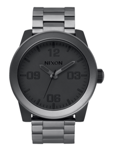 Nixon Corporal SS | Matte Black / Matte Gunmetal