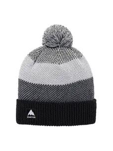 Burton Kids' Fleece-Lined Pom Beanie | True Black