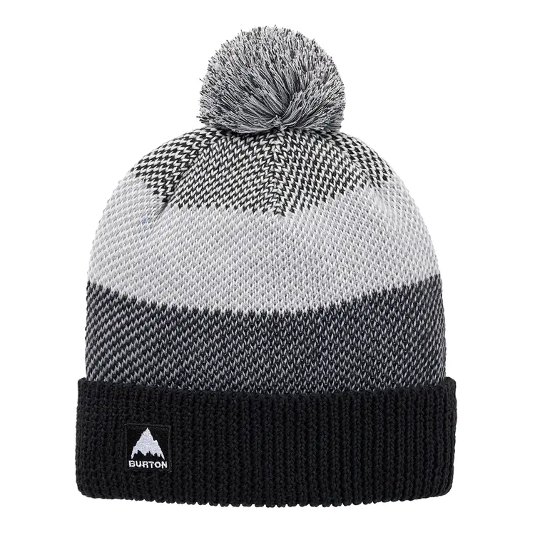 Burton Kids' Fleece-Lined Pom Beanie | True Black
