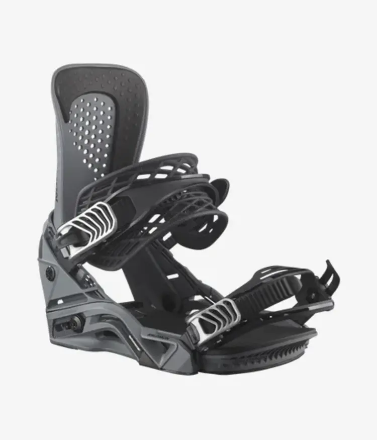 Salomon Salomon Snowboard Binding Hologram | Gray Pinstripe