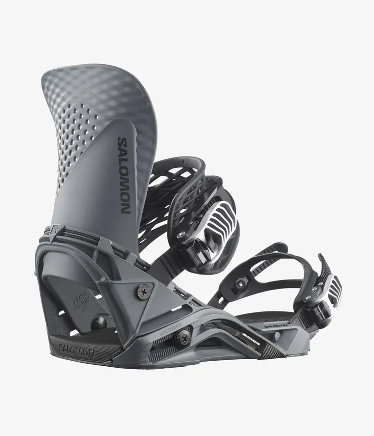 Salomon Salomon Snowboard Binding Hologram | Gray Pinstripe