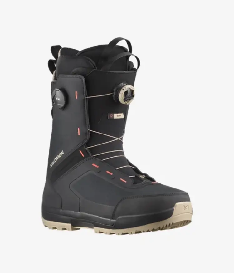 Salomon Men's Echo Dual BOA Wide Snowboard Boots | Spray Green / Black / Hot Coral