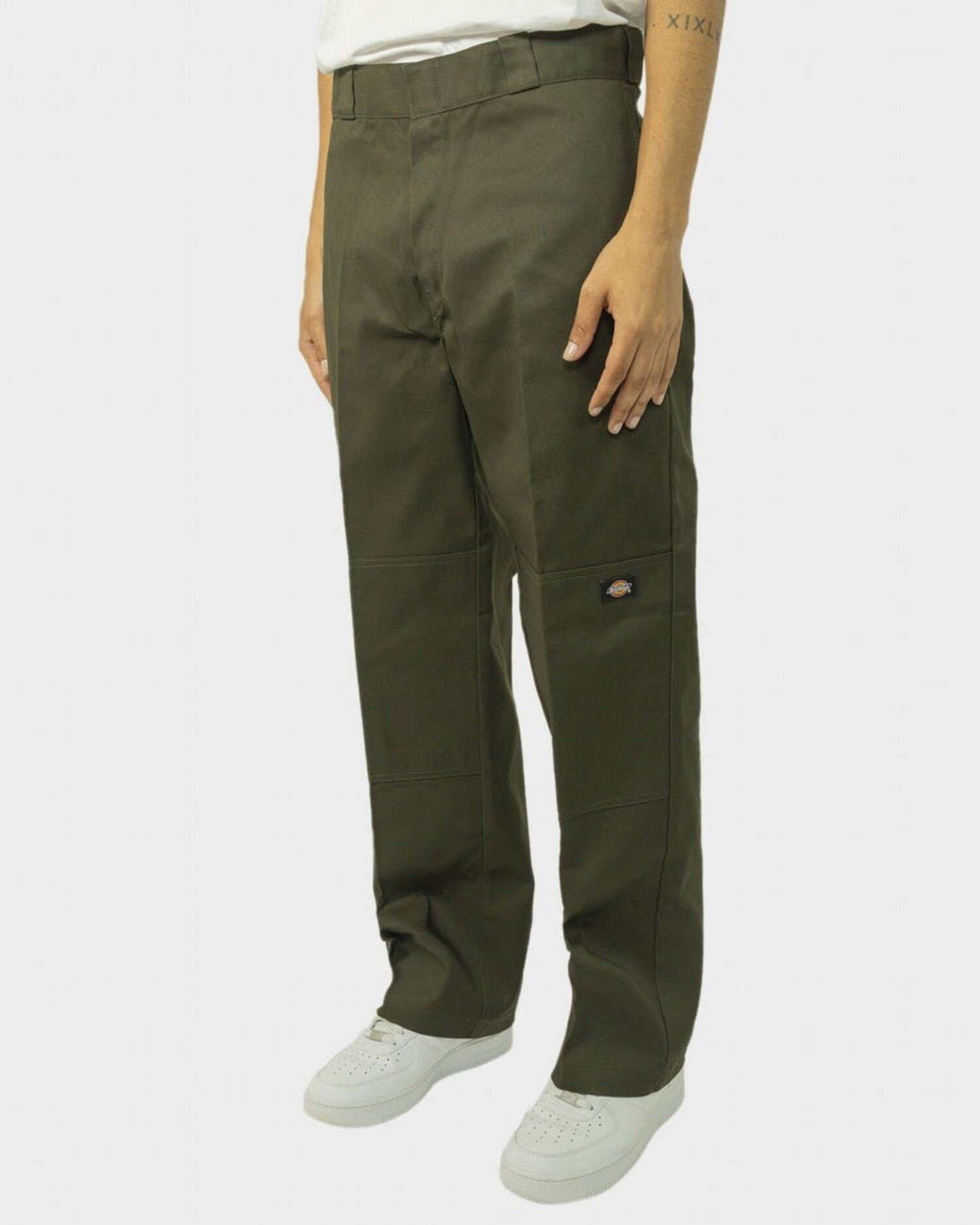 DICKIES OG TWILL DOUBLE KNEE PANT OLIVE GREEN - The Choice Shop