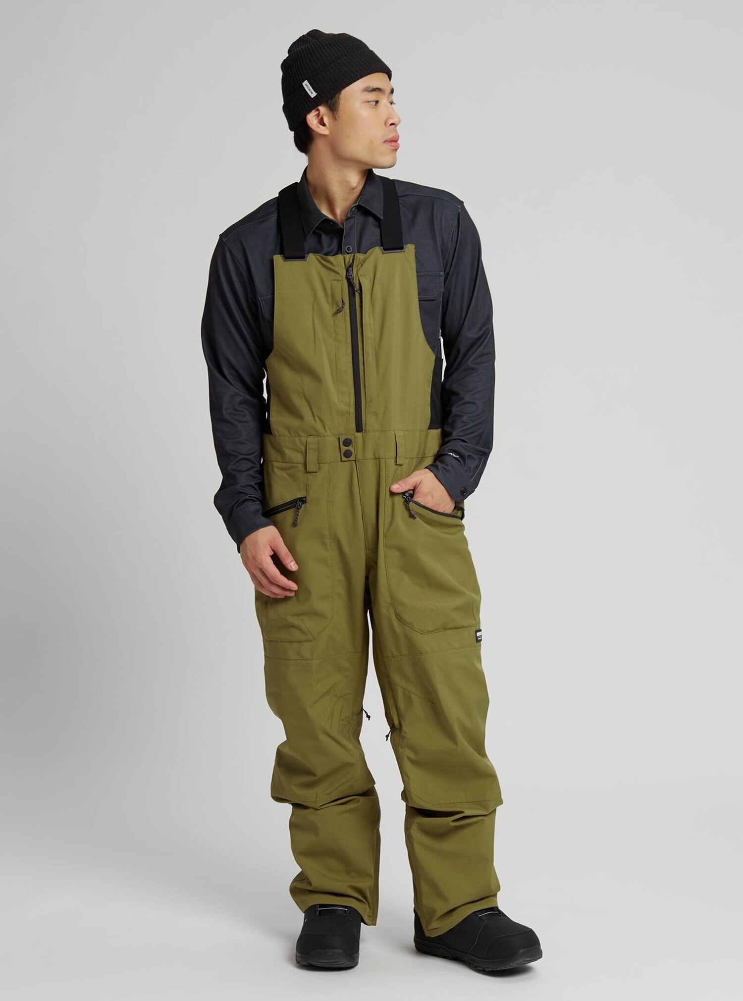 Burton Men's Reserve 2L Bib Pants (Tall) | Martini Olive