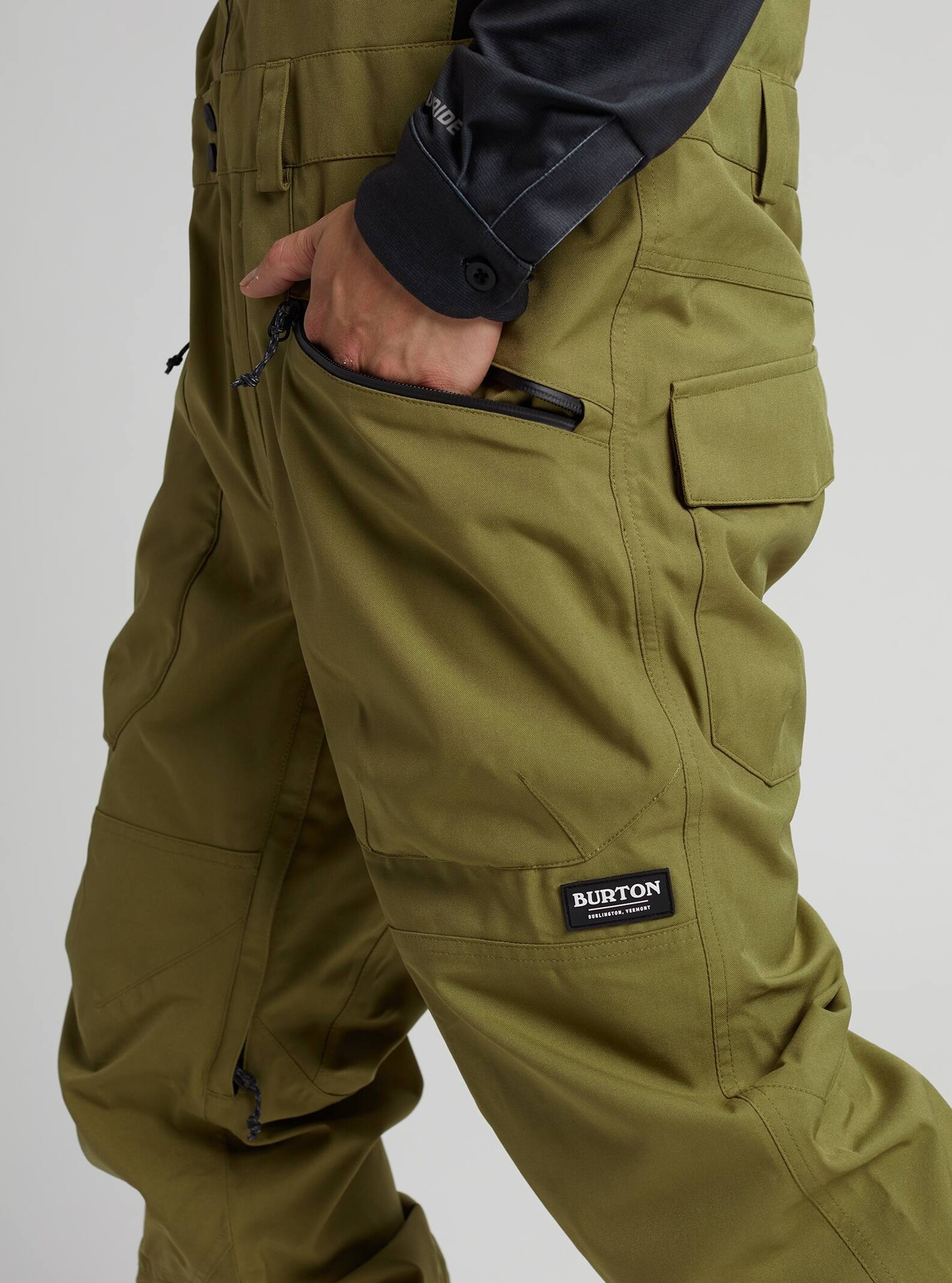 Burton Men's Reserve 2L Bib Pants (Tall) | Martini Olive