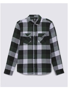 Vans Vans Box Flannel Long Sleeve Buttondown Shirt | Deep Forest/Languid Lavender
