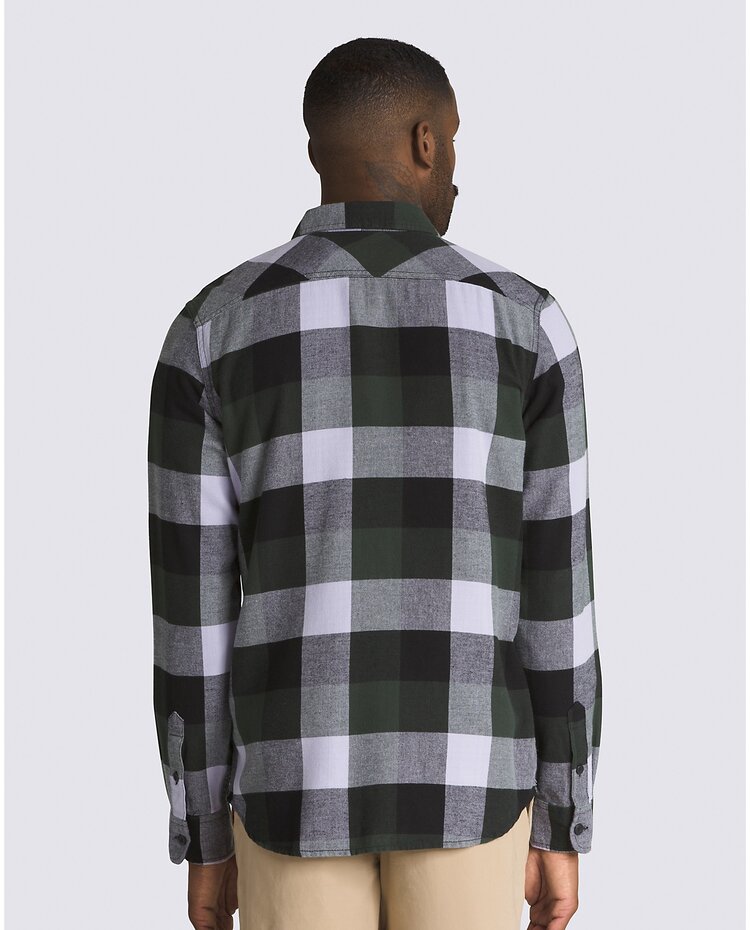 Vans Vans Box Flannel Long Sleeve Buttondown Shirt | Deep Forest/Languid Lavender