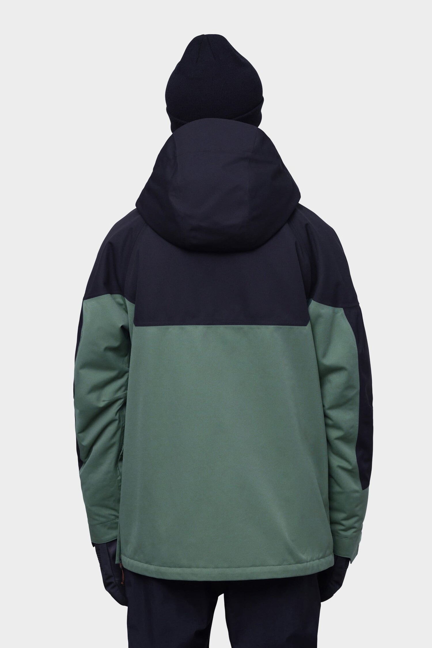 686 Technical Apparel Renewal Insulated Anorak | Cypress Green Colorblock