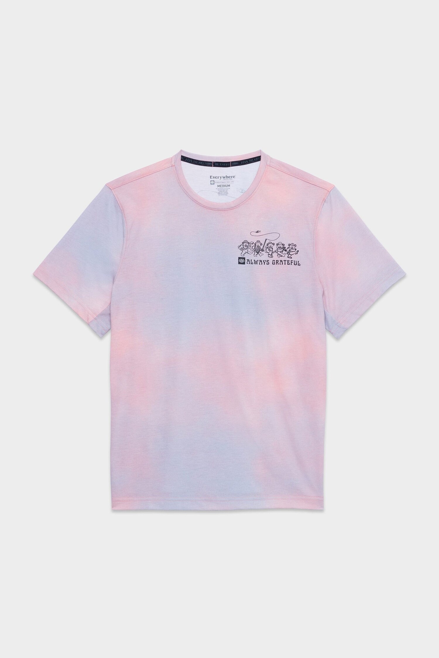 Everywhere Dri Release S/S Tech Tee | Grateful Dead Cloudy Tie Dye